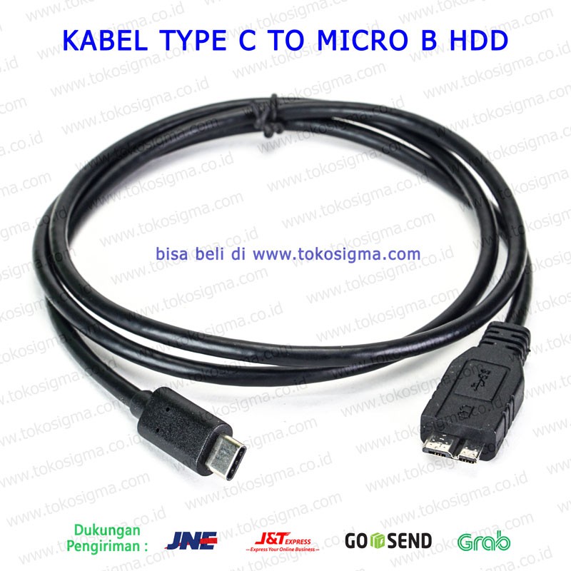 KABEL HDD USB 3.1 TYPE C male TO MICRO B DATA HARD DISK USB3.0