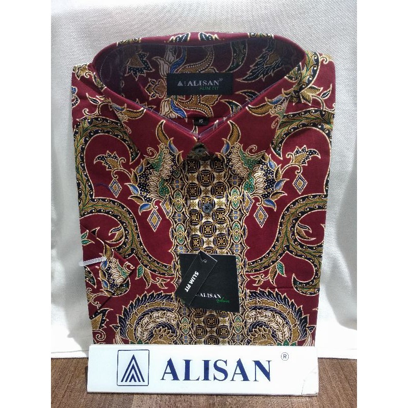 Kemeja Batik ALISAN Lengan pendek