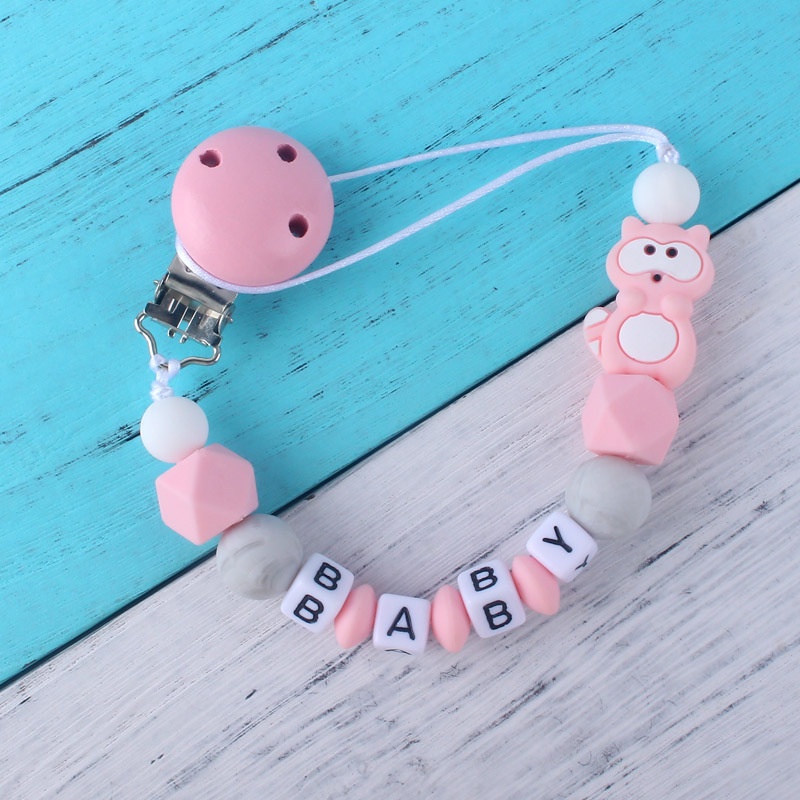 PC 9 | PACIFIER CLIP | TALI EMPENG DAN TEETHER BISA CUSTOM NAMA | TEETHER TALI DOT EMPENG CHAIN GANTUNGAN BAHAN SILIKON AMAN BPA FREE | RUZAIN MALL