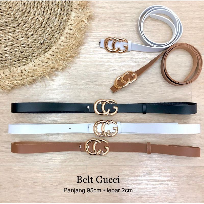 Sabuk Kulit Sintetis - belt fashion wanita