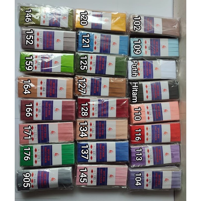 bisban polos / kosong / satin / Spot Bias