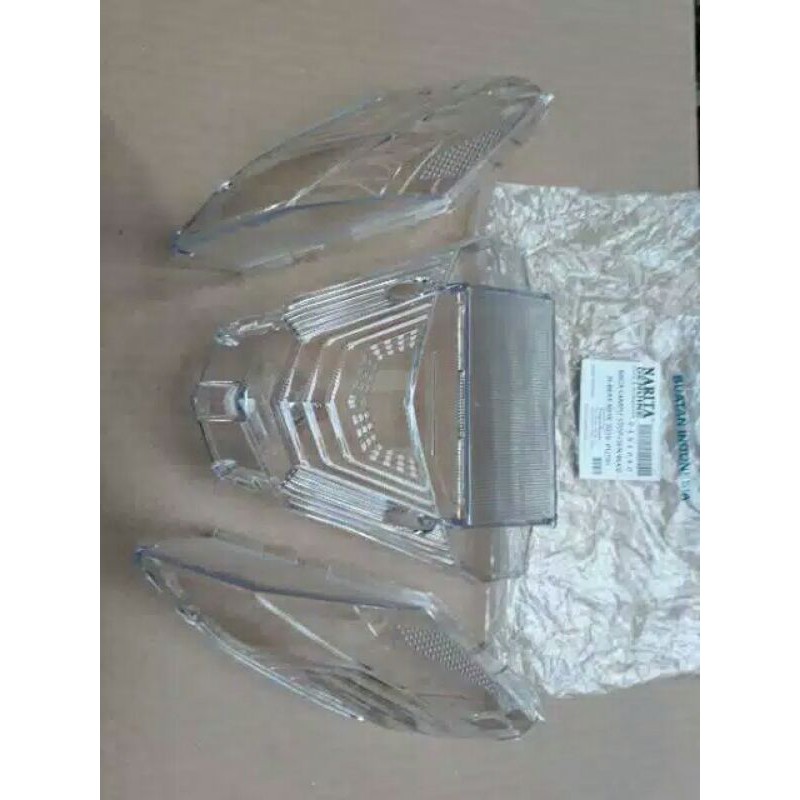 kaca mika lampu stop BEAT ESP/beat street 2016-2019 putih bening