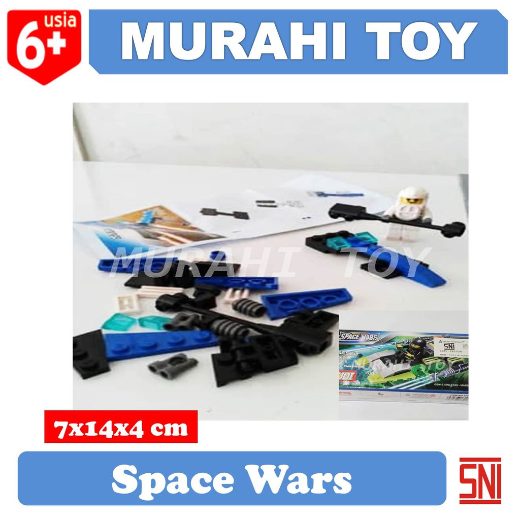 mainan anak laki-laki lego space wars 600029MUR.30