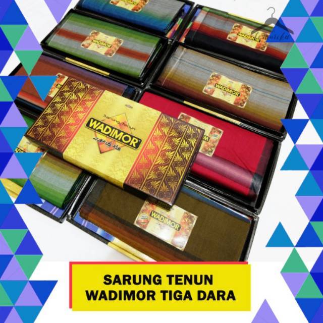 Sarung Wadimor gold motif terlaris termurah horison/tiga dara/Padang/Delhi/kombinasi/manik-manik