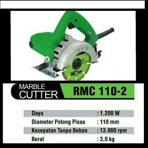 RYU Mesin Potong Keramik 4 Inch RMC110-2