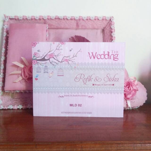 Undangan Pernikahan Murah Dan Terlaris Dg Konsep Flowers Keren