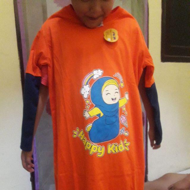 RG05 Gamis  Kaos  Happy Kids Muslimah Ragga Kids  