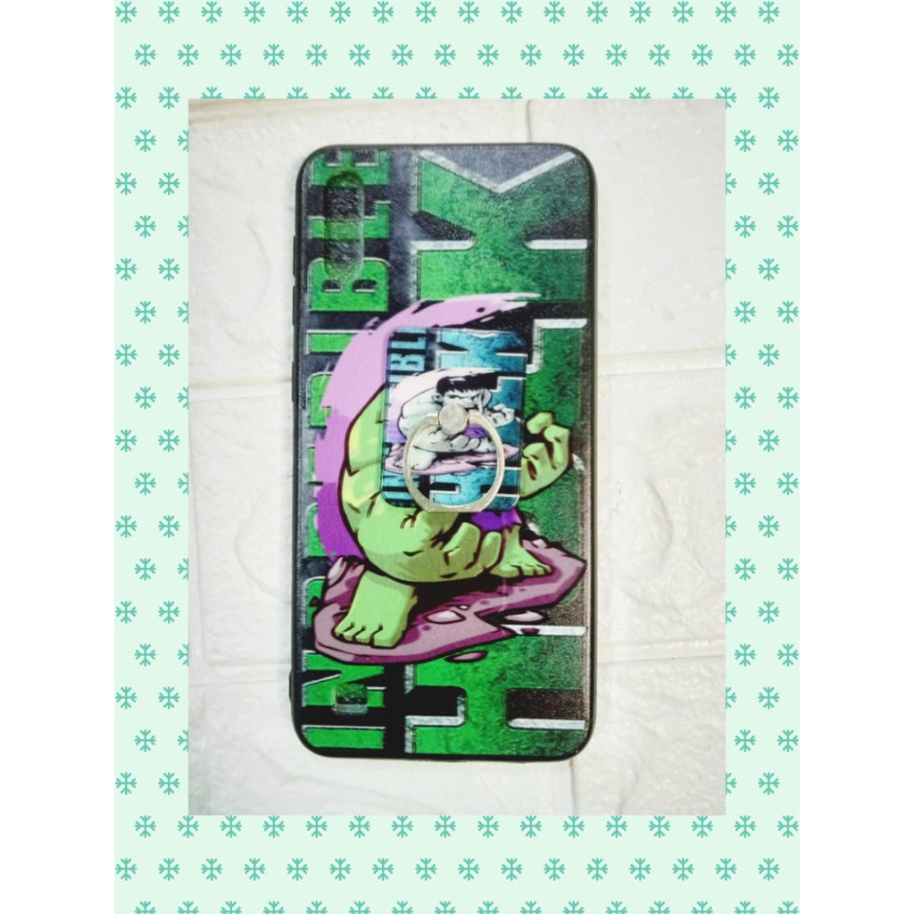 CASE POPSOKET SAMSUNG A10 MOTIF KARTUN ROBOT, HULK IJO,  SPIDERMAN, HIRO, IRON MAN,