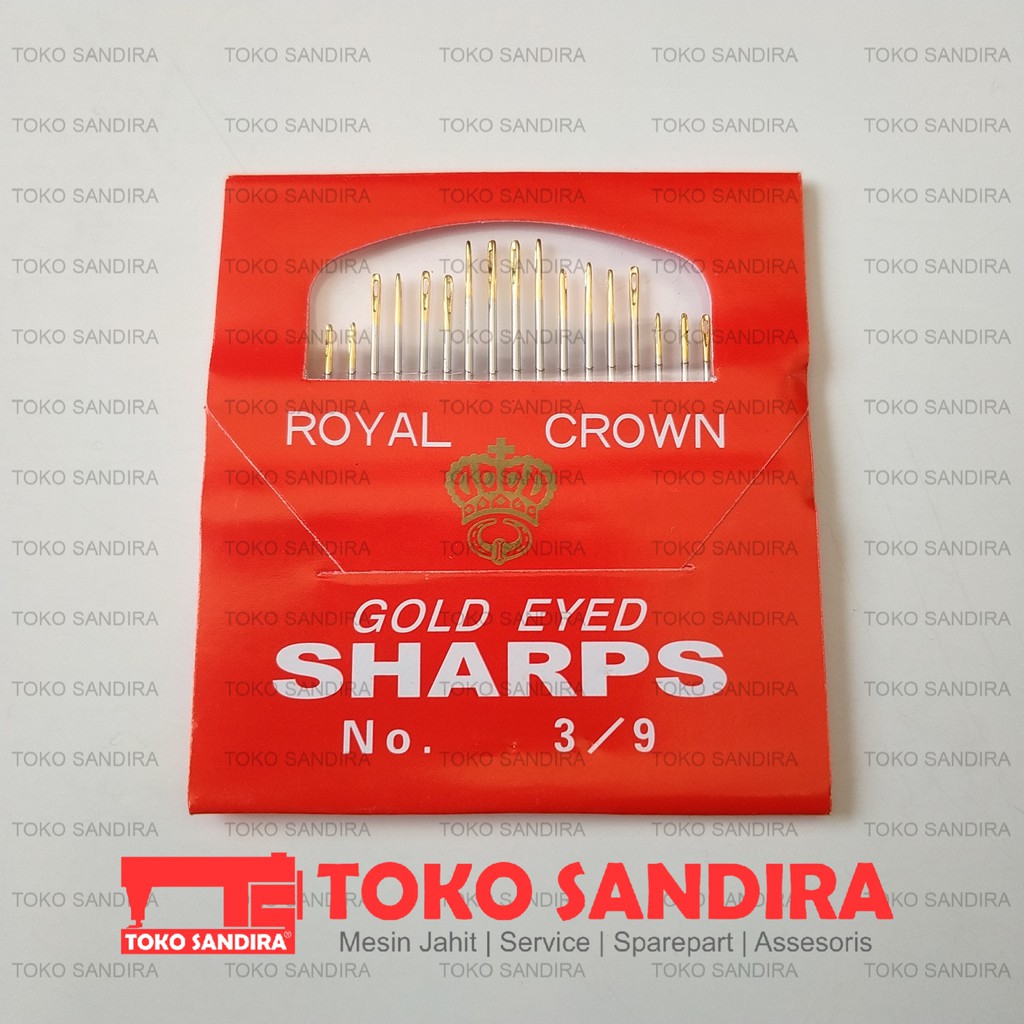Jarum Jahit Tangan Merk Sharp ( ASLI )