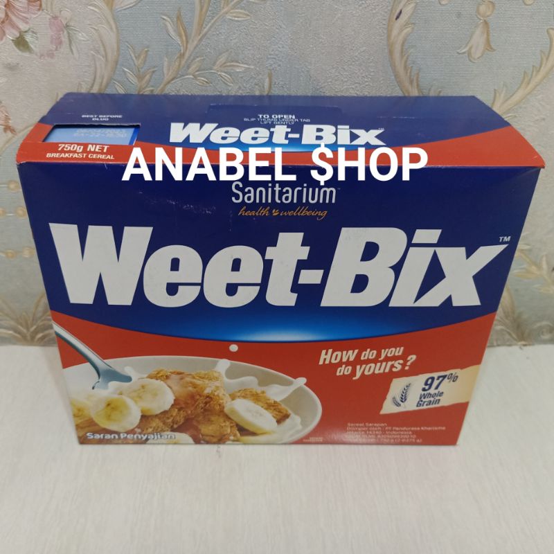 

Sanitarium Weet-Bix Weetbix Wetbix Cereal Import Sereal Sarapan 750g