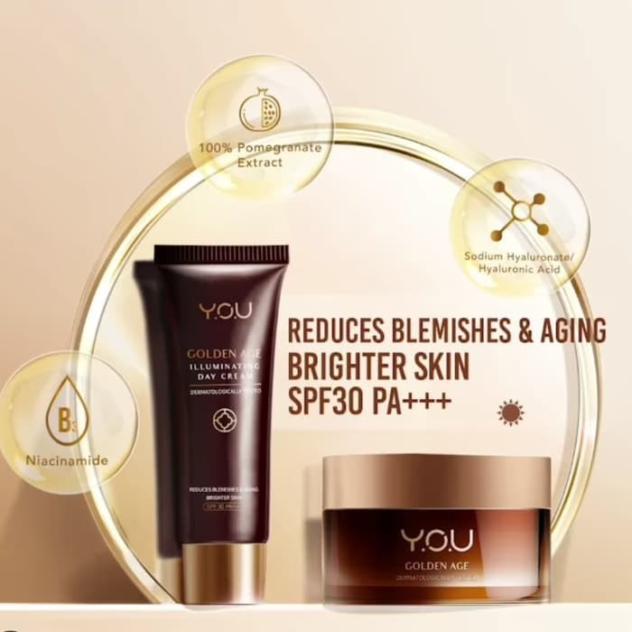 YOU Y.O.U Golden Age Illuminating Day Cream & Revitalizing Night Cream