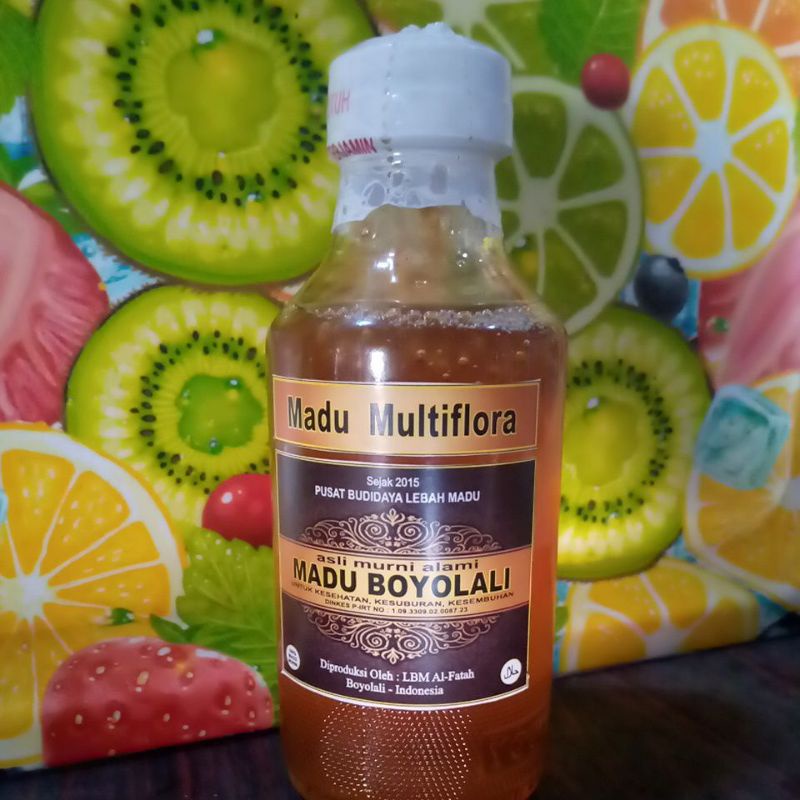 madu multiflora / madu murni multiflora / madu asli multiflora / madu boyolali kemasan 200gr