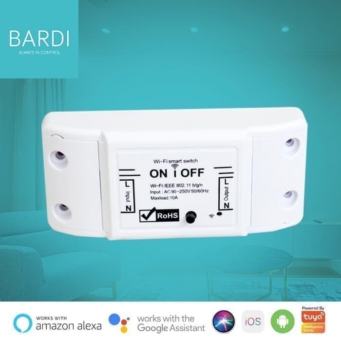 BARDI Smart BREAKER ON OFF Switch Wireless IoT Home Automation Saklar