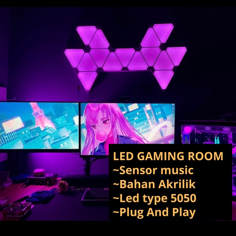 Jual LED GAMING ROOM 5050 RGB Lampu Gaming RGB Lampu Kamar LED