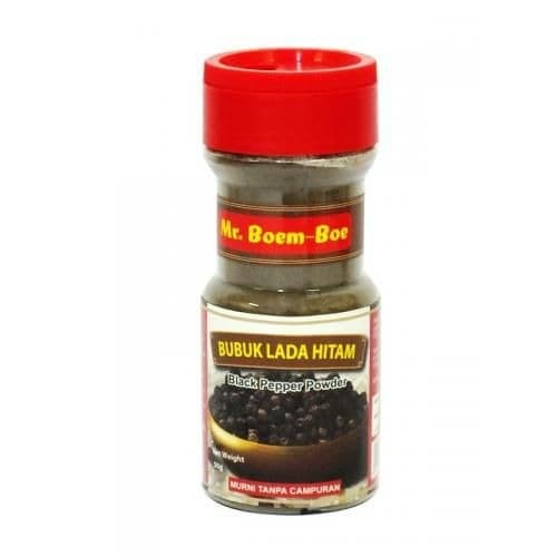 

Bubuk Lada Hitam merk Mr. Boem boe 50gm