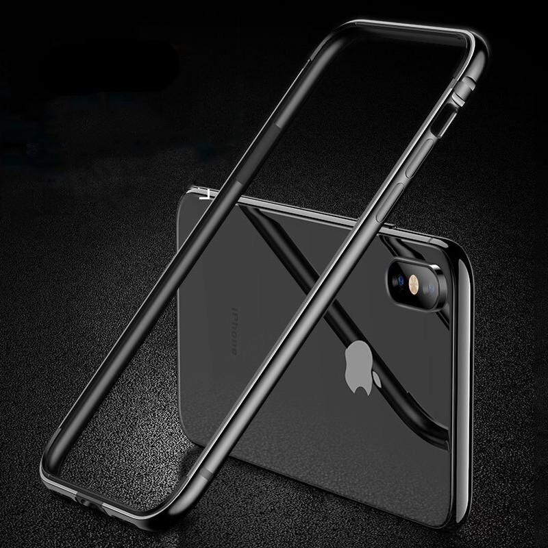 Case Bumper Bahan Aluminum Metal Untuk iPhone 11 Pro Max 7 8 plus X XS Max XR SE3 SE2