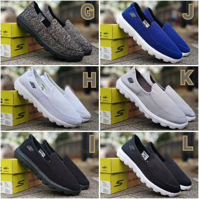 Masih Harga Promo! Skechers Slip On for Men , Free Kaos Kaki