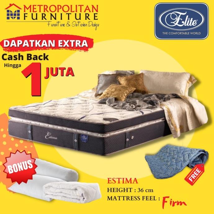 KASUR SPRINGBED ELITE ESTIMA / SPRING BED MATRAS DG61464EZ