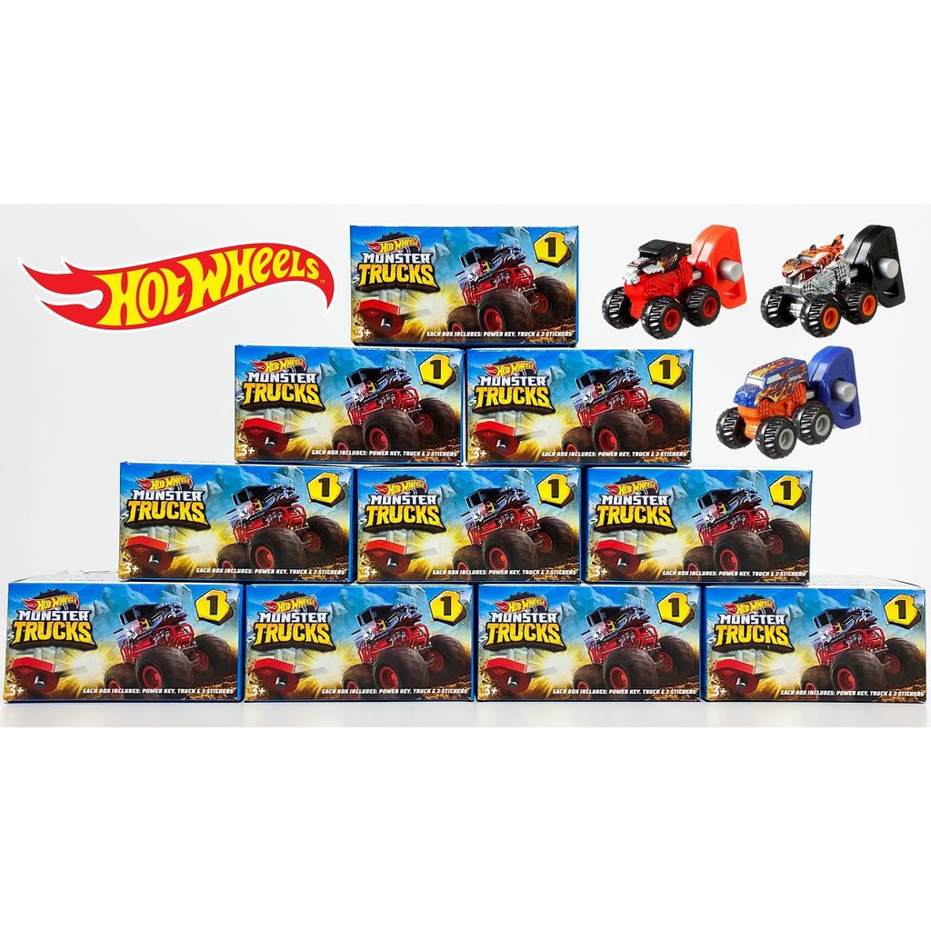 Hot Wheels Monster Trucks / Monster Jam Mini Mystery Blind Bag Car