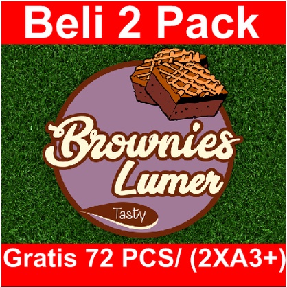 

STIKER LABEL PRODUK "BROWNIES