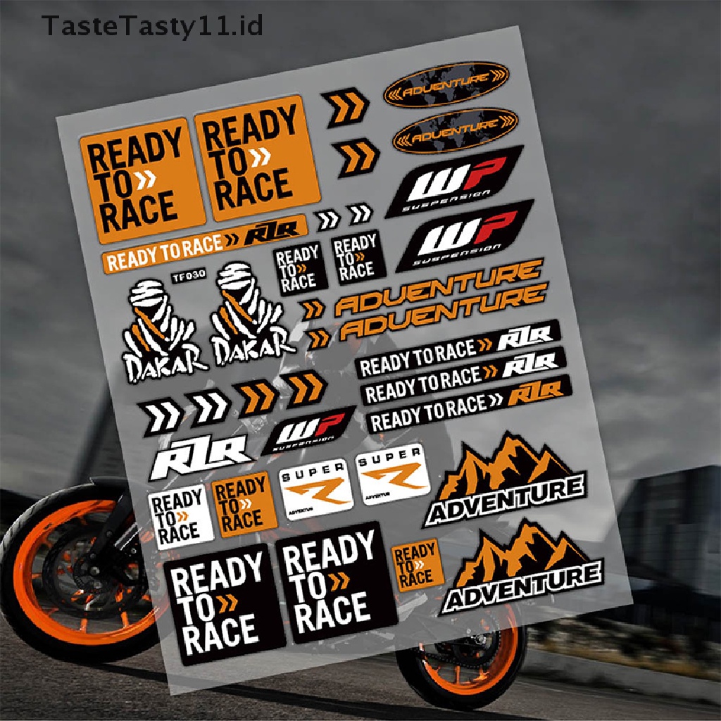 Tastetasty Stiker Reflektif Tangki Bensin Motor KTM Duke 125