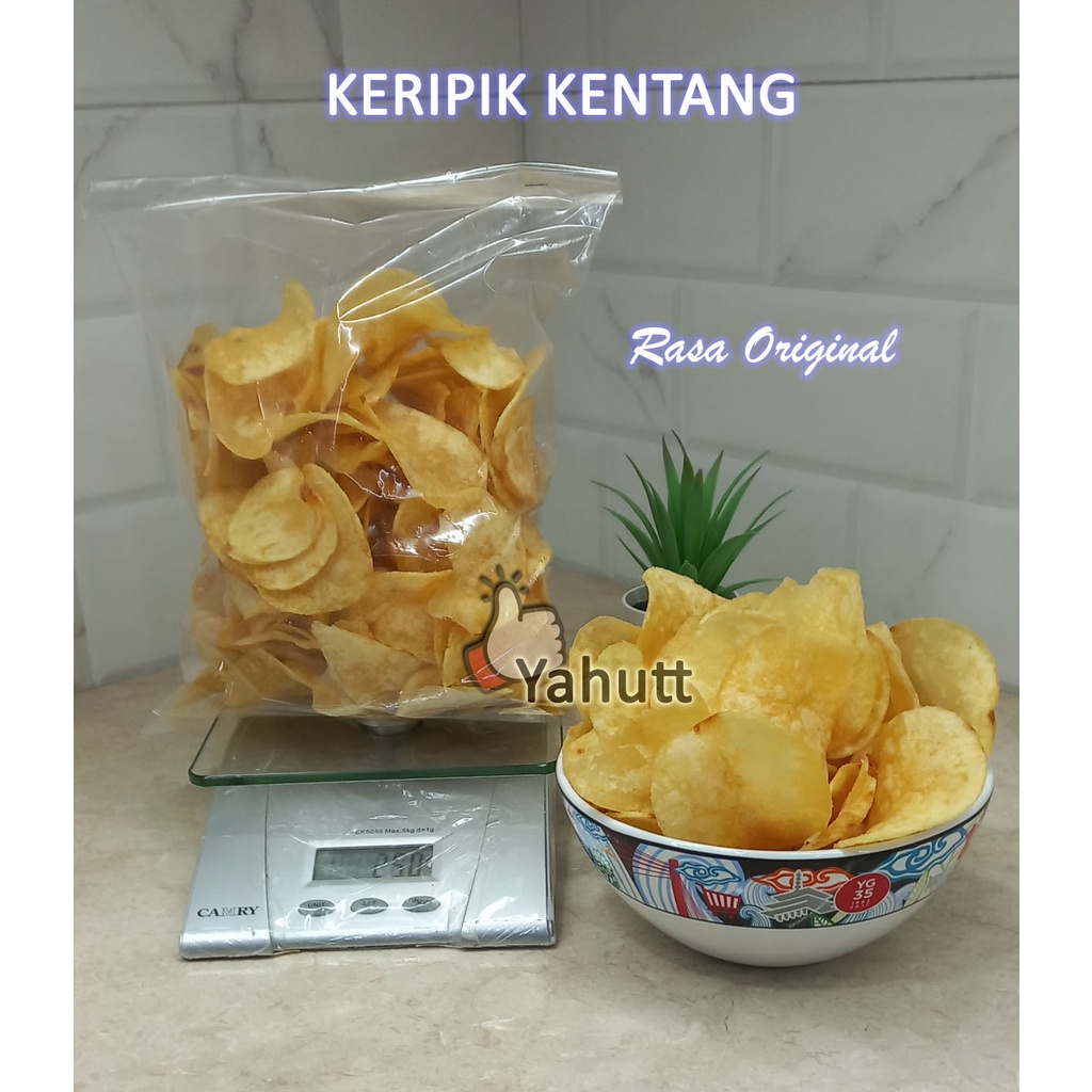 

Keripik Kentang Original / Kentang Crispy Ori (Asin) @250gr