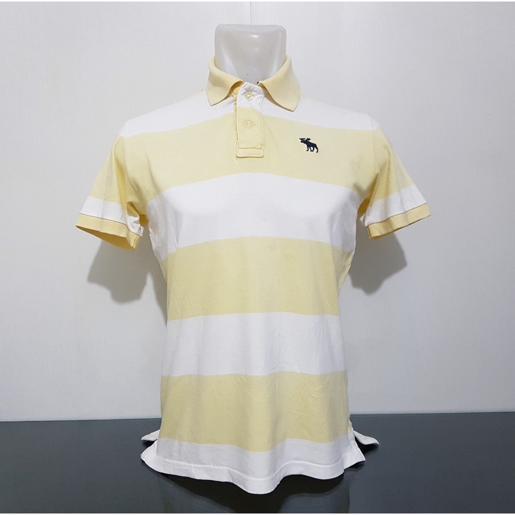Baju Kaos Polo ABERCROMBIE & FITCH - Size S - Lebar Dada 50 cm - Original 100% - Scd