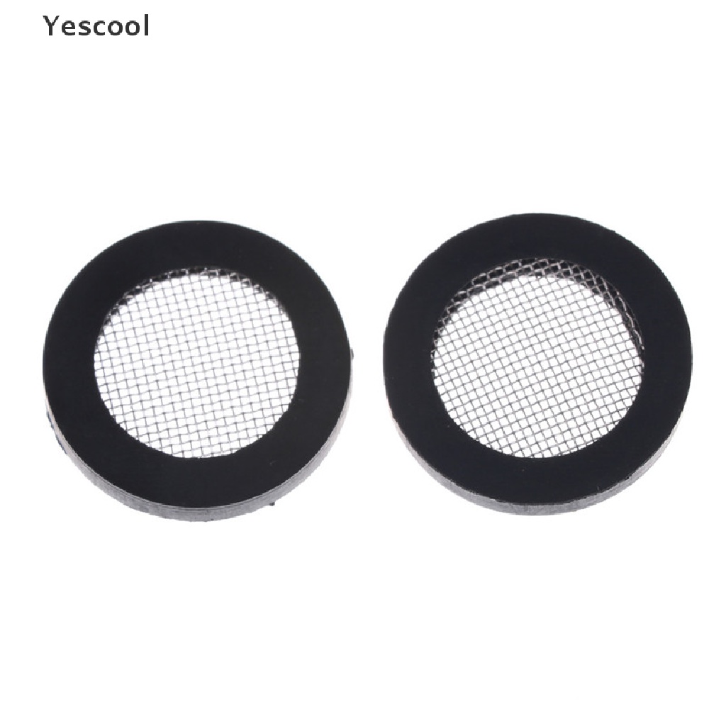 Yescool 10pcs / Set Filter Air Bahan Stainless Steel Ukuran 1 / 2 &quot;/ 3 / 4&quot;