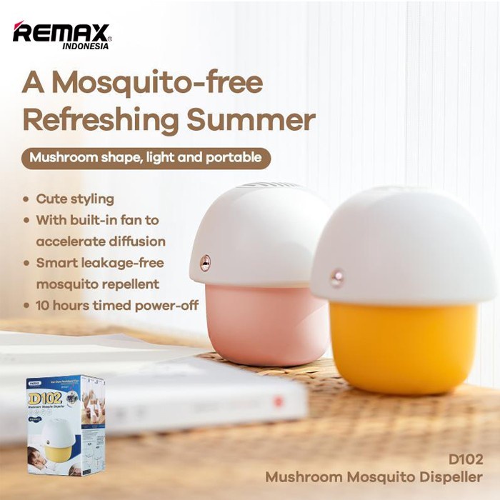 Remax Purifier Mushroom Mosquito Dispeller D102 pengusir nyamuk