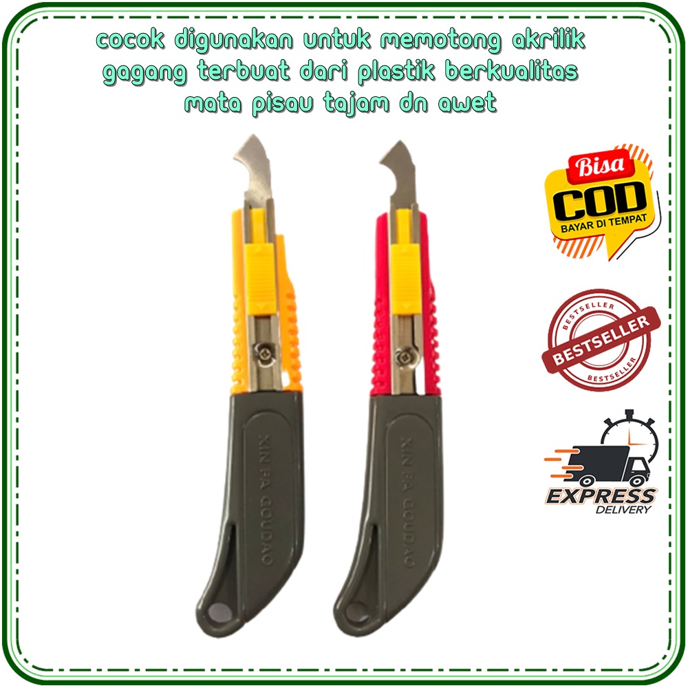 Piso Pemotong XINFA / Piso Akrilik HPL Cutter Acrylic Akrilik / Piso Pemotong Akrilik Kater Mika Pla