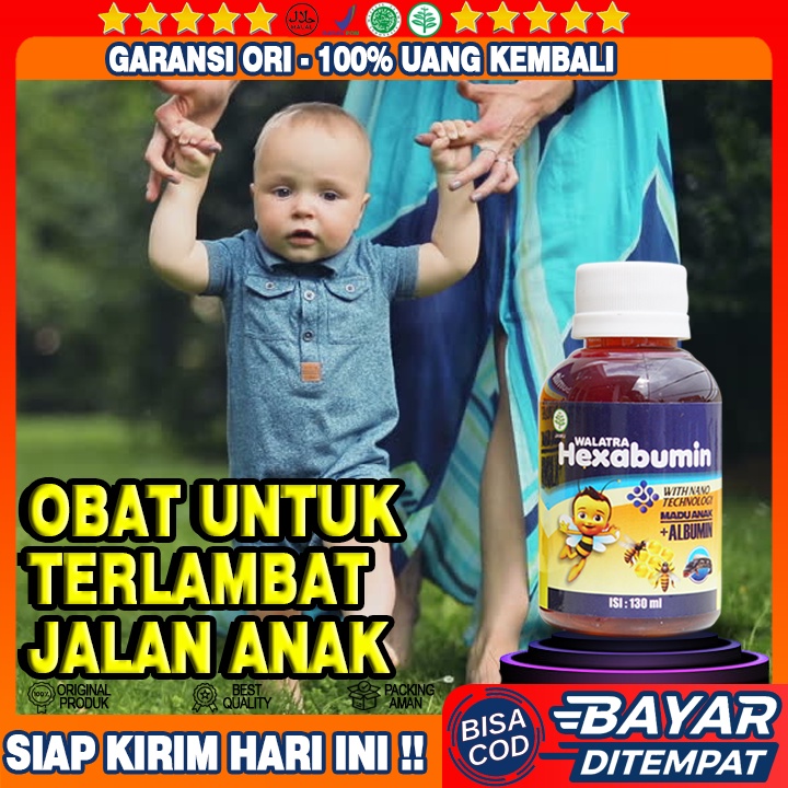 Obat Anak Terlambat Jalan - Walatra Hexabumin 100% Asli Terbukti Original