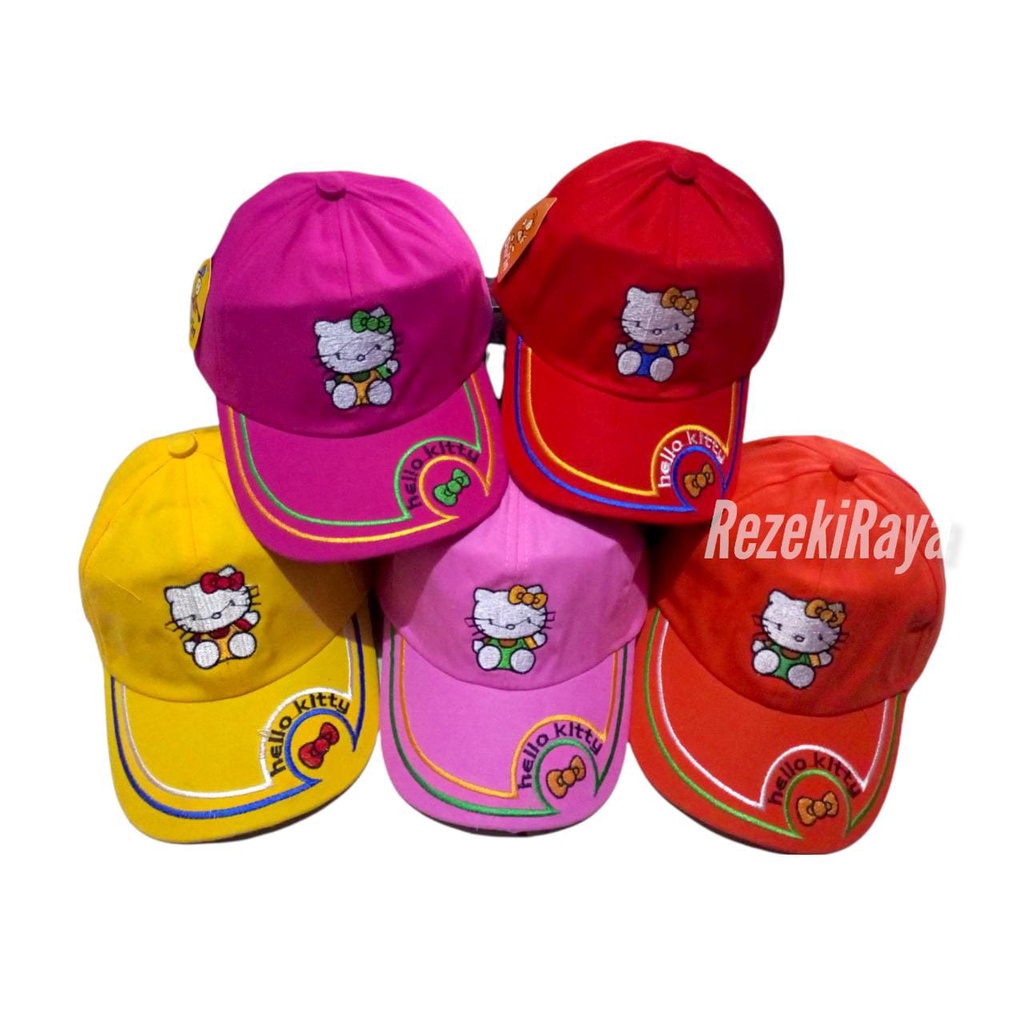 Topi Anak Karakter Hello Kitty Topi Anak Bordir Baseball