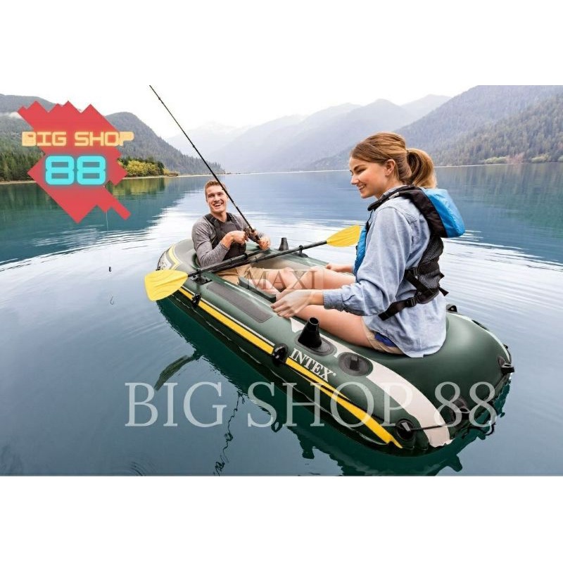 RB INTEX 68347 PERAHU KARET SEAHAWK 2 PERAHU BANJIR PERAHU DARURAT PERAHU MANCING