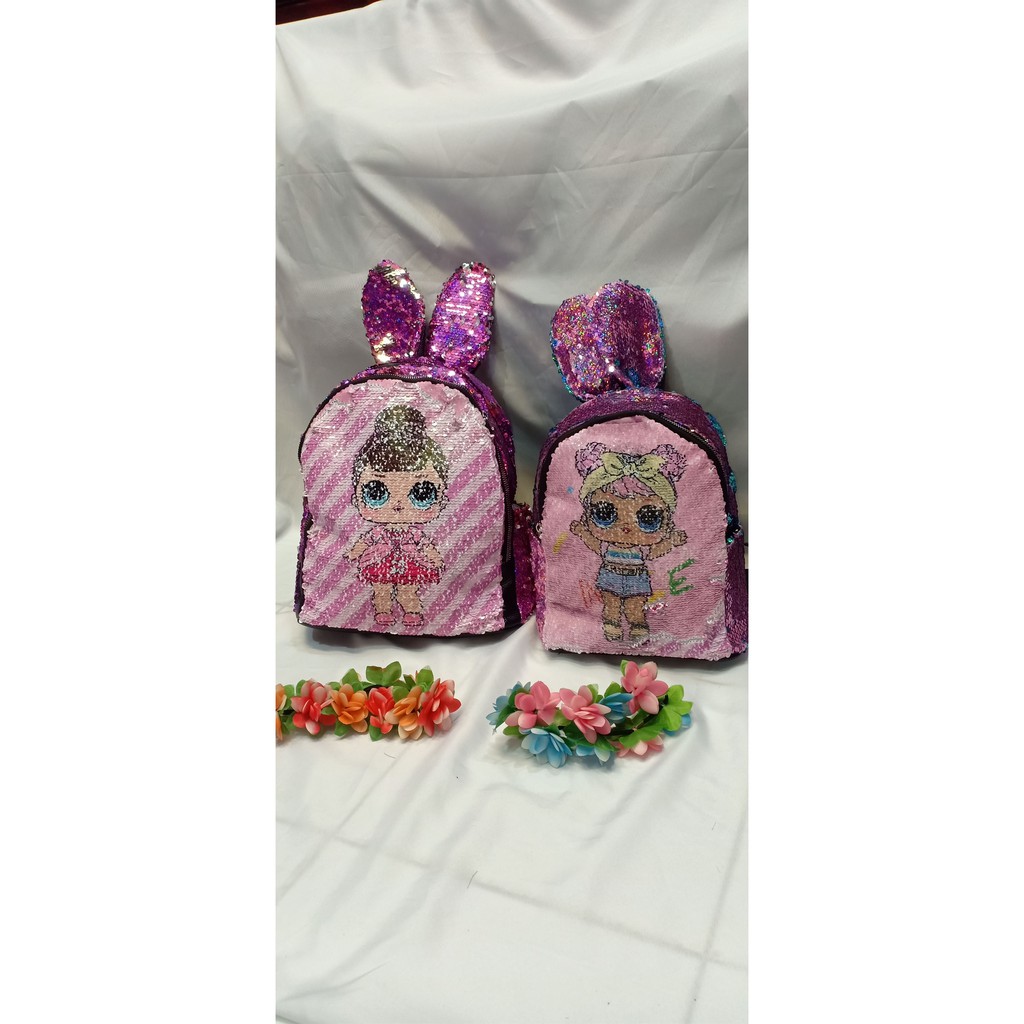 tas sekolah queen kuping kelinci