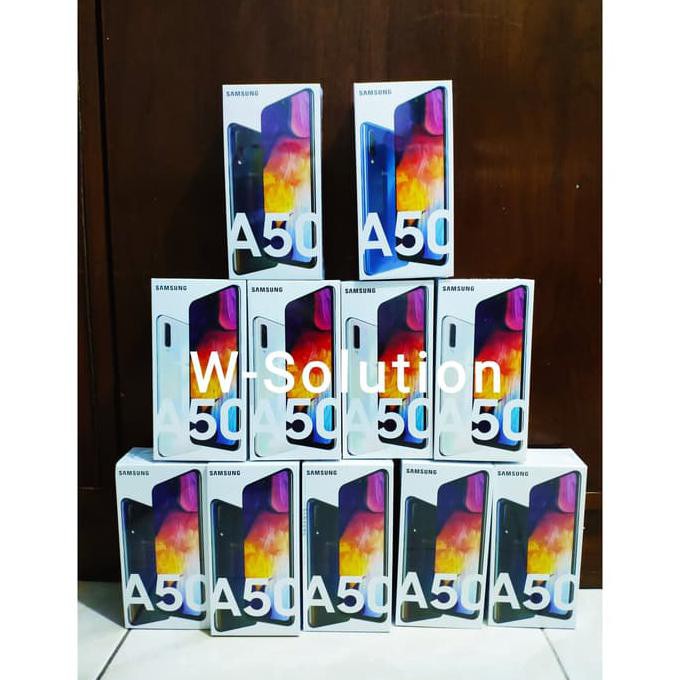 TERMURAH HP Samsung galaxy A50 4/64 GB ram 4GB rom 64GB Garansi Resmi SEIN - Putih READY STOCK