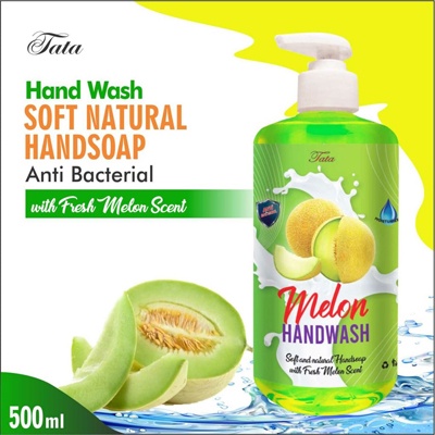 [BPOM] Sabun Cuci Tangan Tata Hand Wash Anti Bacterial Strawberry - Melon - Lemon 500ML