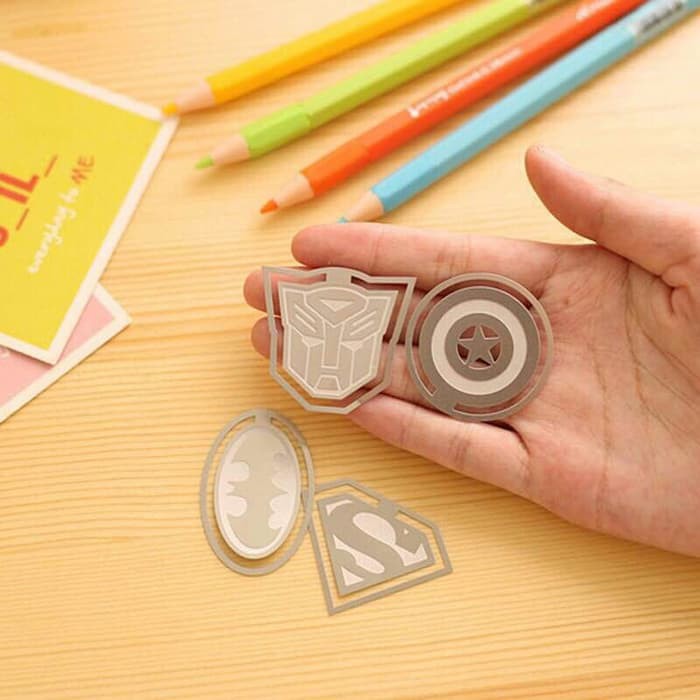 

Pembatas Buku / Bookmark Super Heroes