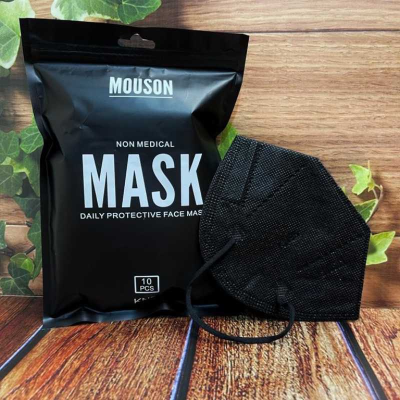 Masker KN 95   Masker KN95 Masker 5 PLY KN95  Masker hitam PUTIH WARNA Kn95   per box isi 10 pcs