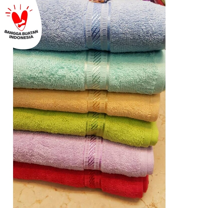 PILIH WARNA - Handuk 70x135 MERAH PUTIH | Anduk Mandi MP MerahPutih Jumbo Dewasa Pria Wanita Travel Besar Tanggung Kecil Leher | Traveling Asesoris Sovenir Souvenir Kado 70 135 140 Open