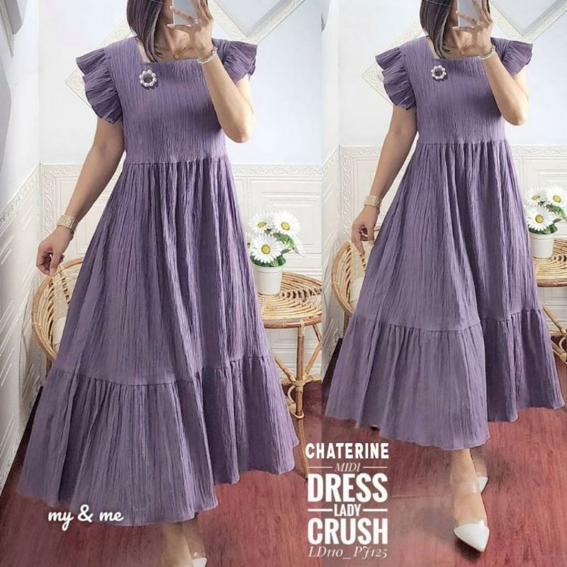 chaterine dress lady crush midi lady crush daster lady crush homdress