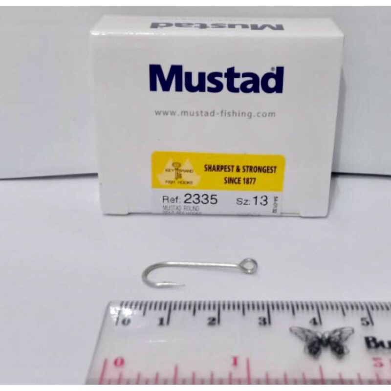 Mata Pancing Kail Mustad Round Bent Sea Hooks Tipe 2335 No 13 Harga Diatas 1Kotak Isi 100Pcs