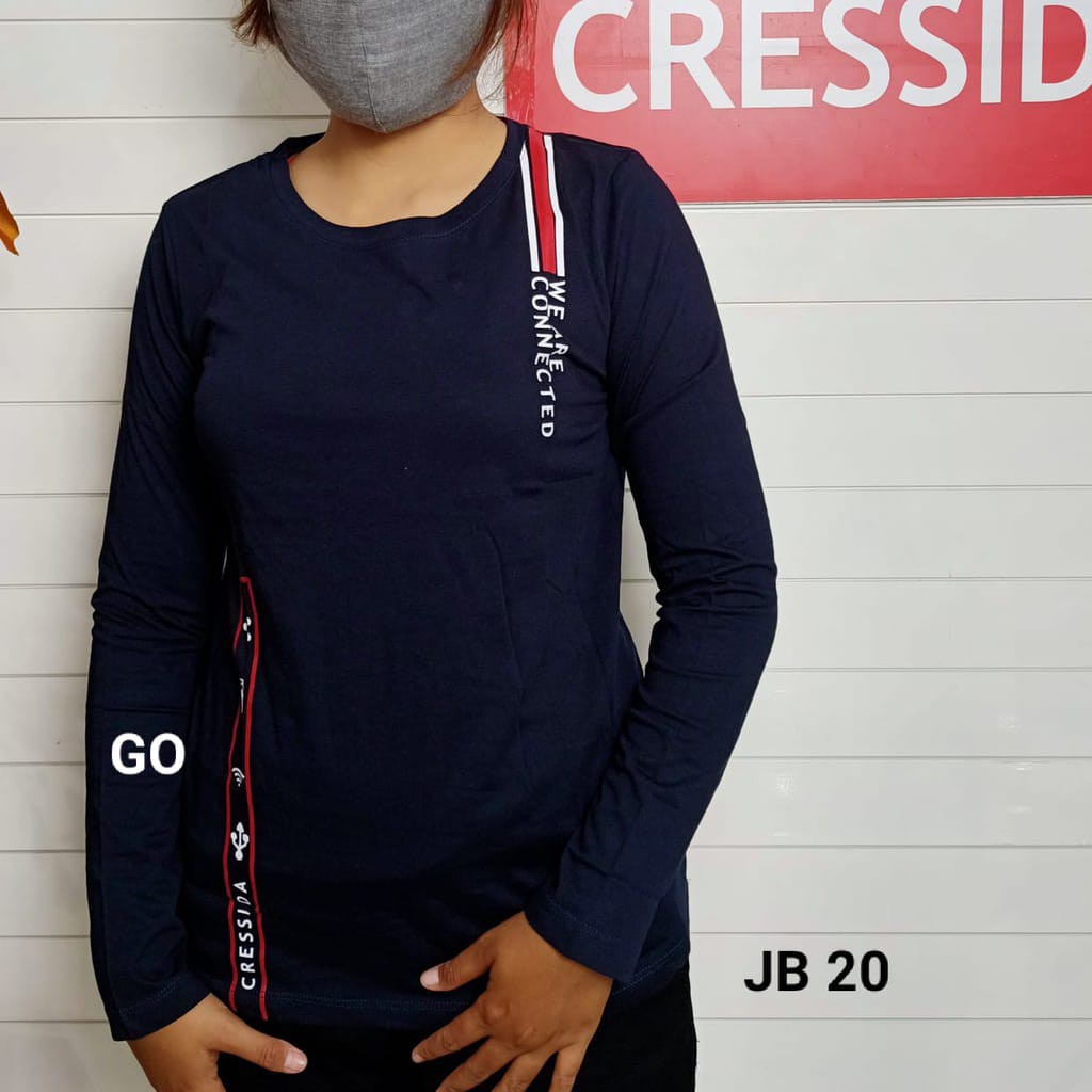 gos CRESSIDA BAJU CEWEK Kaos Wanita Pakaian Atasan Cewek Lengan Panjang