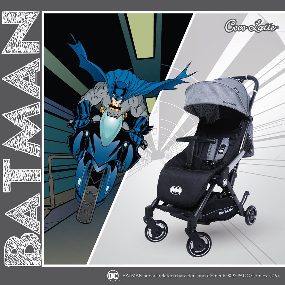 stroller cabin size kereta dorong bayi Cocolatte 570 DC Dash Batman Justice League Edition