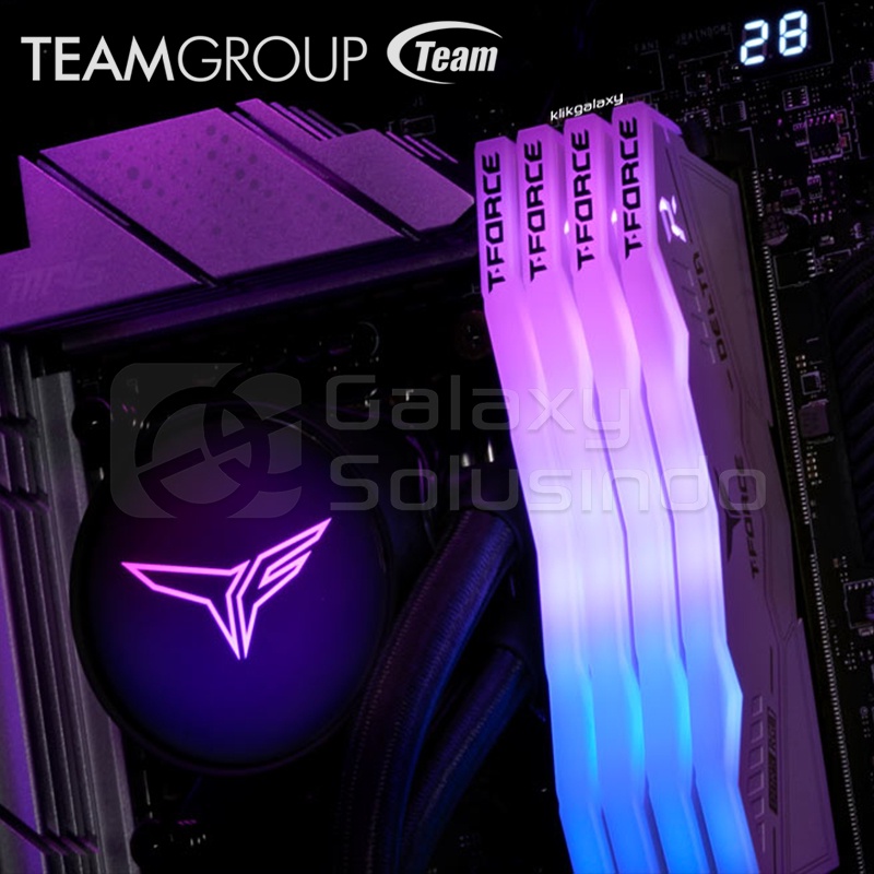 TEAM T-Force Delta RGB (2x16) 32GB DDR5 kit 6400MHz - White