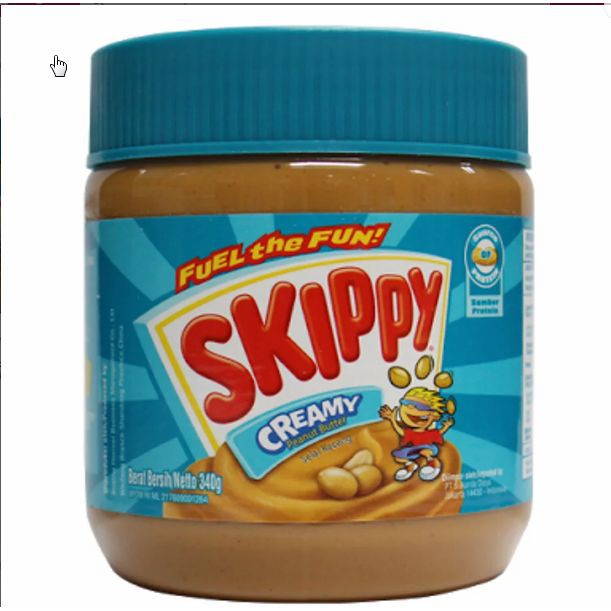 

Skippy Creamy Peanut Butter 340 Gr