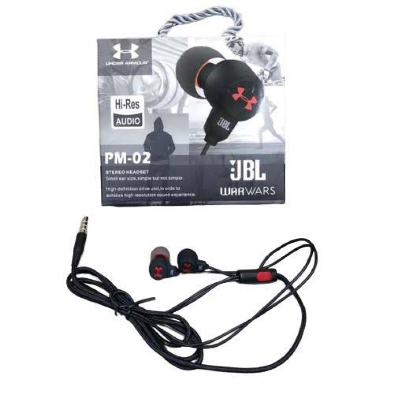 HEADSET JBL PM02 EXTRA BASS PREMIUM IMPORT HF JBL PM02 SUARA EXTRA BASS