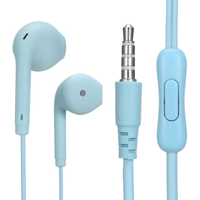 Handsfree Macaron Headset Kabel Warna Warni Bisa Buat Telepon dan Musik U19