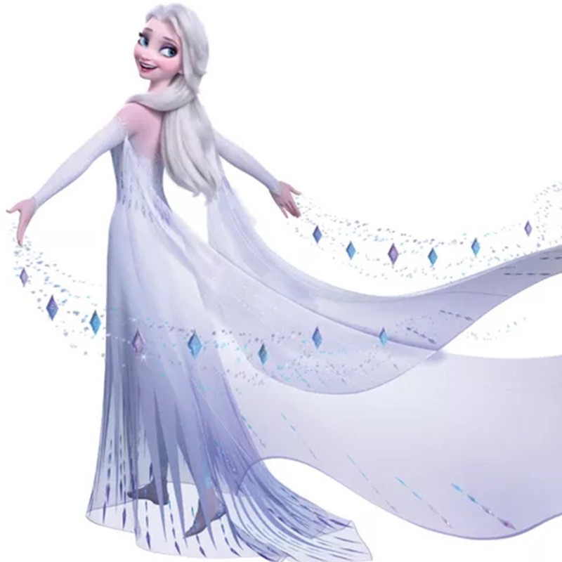 [YOMIKA] Disney Frozen 2 Costume Dress Kids Girl's Elsa Queen Cosplay Raya Party Princess Dress