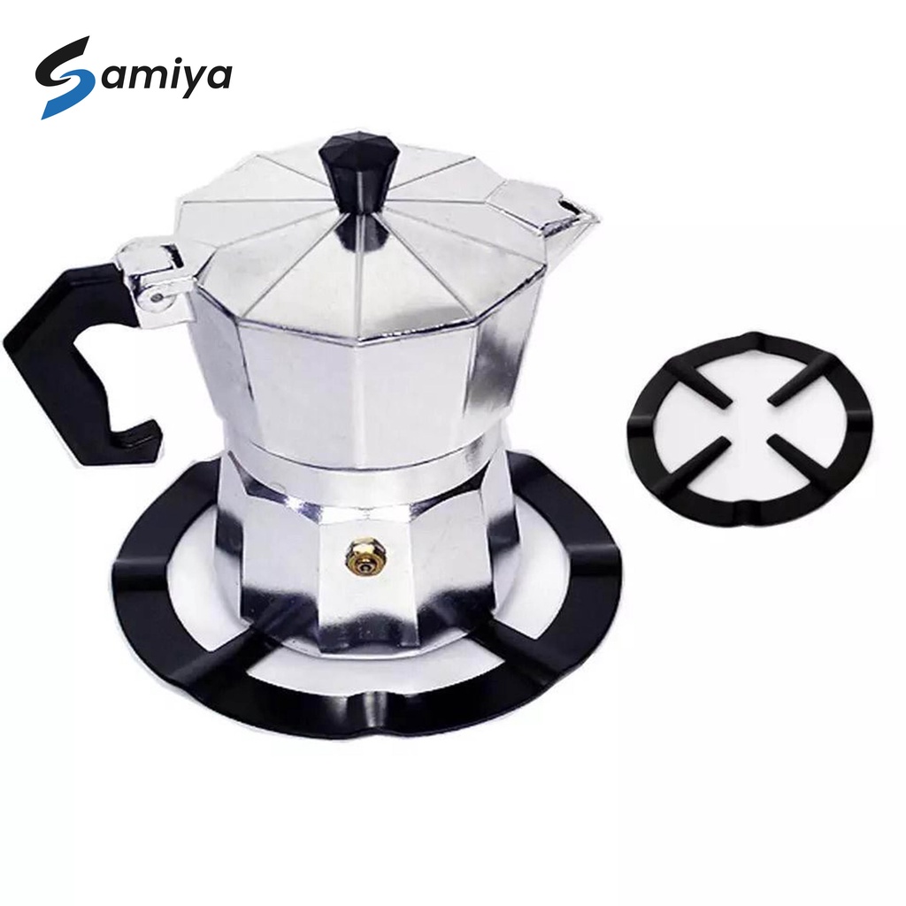 tatakan alas kompor mokapot / dudukan teko moka pot / stand stove top rack espresso maker