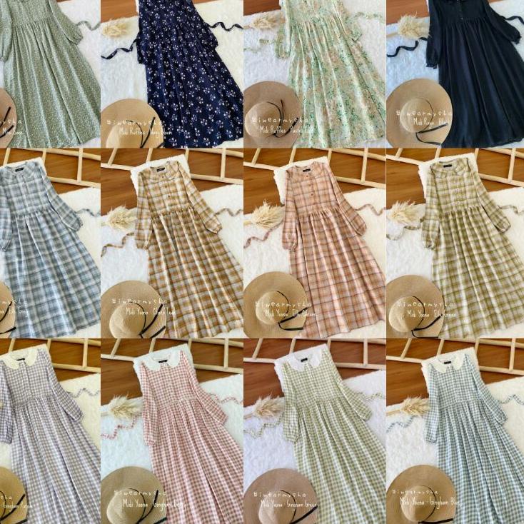 Harga Bersahabat.. IWEARMYSHA-MIDI iwearmysha raya black raya bw yoona elle grey elle green elle car